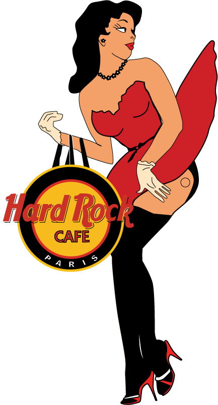 Hard Rock Cafe Pin Up 1